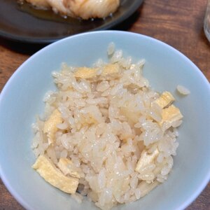 美味しい～♪新生姜と油揚げの炊き込みご飯